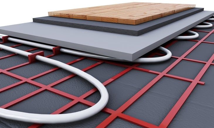 Hoe dik moet isolatie zijn voor vloerverwarming?