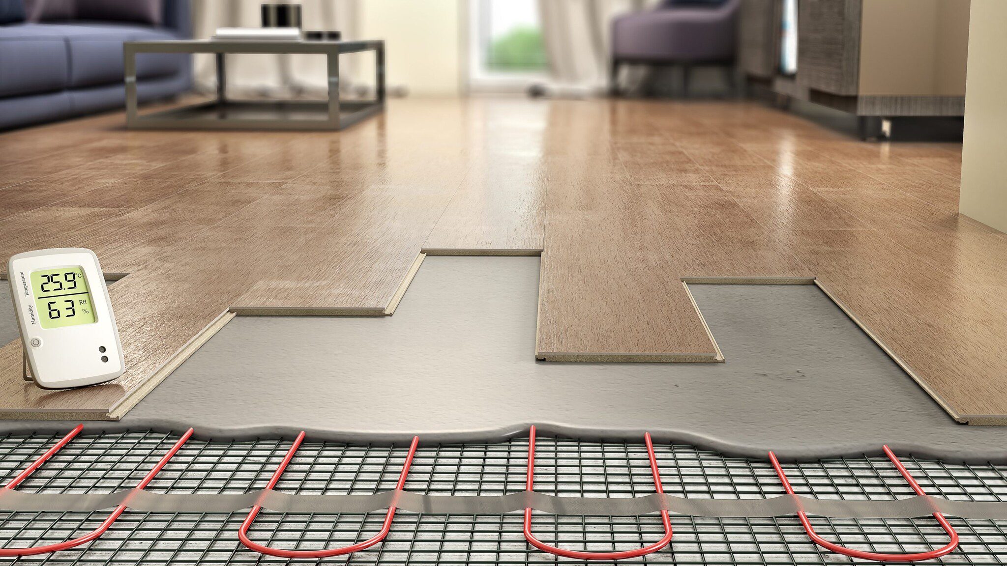 Welke elektrische vloerverwarming is geschikt voor een badkamer?