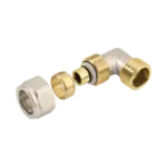 BONFIX Alu-knel kniekoppeling 1" buitendraad x 25 mm