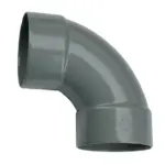 PVC Lijm Bocht 90° grijs 40 M/M