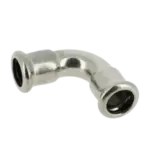 BONFIX M-press RVS-water bocht 90° 22 x 22 mm