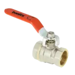 BONFIX Kogelkraan 1" bi.dr. x 1" bi.dr. + rode hendel PN25