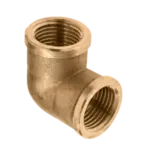 BONFIX Draad messing kniekoppeling 3" x 3" b.dr.