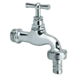 BONFIX Tapkraan verchroomd 1/2" bu.dr. incl. slangkoppeling