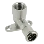 BONFIX M-press RVS-water muurplaat 1/2" bi.dr. x 15 mm