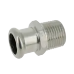 BONFIX M-press RVS-water puntstuk 3/4" bu.dr. x 22 mm
