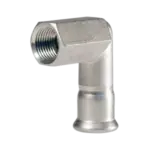 BONFIX M-press RVS-water kniekoppeling 1/2" bi.dr. x 15 mm