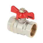 BONFIX Kogelkraan 1/2" bi.dr. x 1/2" bi.dr.+vlindergr. PN25
