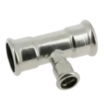 BONFIX M-press RVS-water T-stuk 28 x 22 x 28 mm
