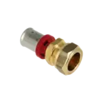 BONFIX Alu-pers rechte koppeling 16 mm x 22 mm knel