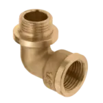 BONFIX Draad messing kniekopp. 2 1/2" bi.dr. x 2 1/2" bu.dr.