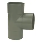 PVC HWA T-Stuk 90° grijs 100 M/VS