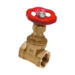 BONFIX Schuifafsluiter 2x 1" binnendraad + rood handwiel