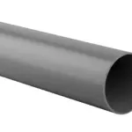 PVC HWA Buis grijs KOMO 80x1,5 Lengte 2 meter