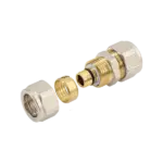 BONFIX Alu-knel Rechte koppeling 32 x 32 mm