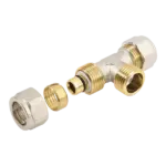 BONFIX Alu-knel T-stuk 20 x 1/2" buitendraad x 20 mm