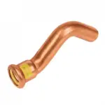 BONFIX M-press roodkoper gas insteekpasseerbocht 22 mm x 22 mm