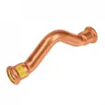 BONFIX M-press roodkoper gas passeerbocht 12 x 12 mm