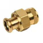 BONFIX M-press roodkoper water 3-delige koppeling 3/4'' x 15 mm