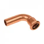 BONFIX M-press roodkoper water insteekbocht 90 graden 15 x 15 mm