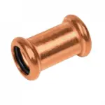 BONFIX M-press roodkoper water rechte koppeling 15 x 15 mm