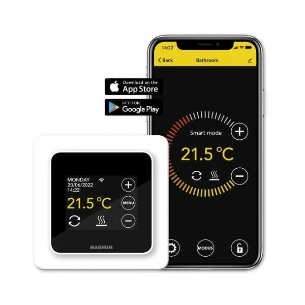 MAGNUM MRC WiFi Thermostaat Polarwit - Afbeelding 3