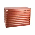 Omkasting Medium steenrood aluminium gepoedercoat 800 x 1100 x 550 mm