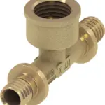 TECEflex T-stuk binnendraad silicium brons 40 mm x Rp 3/4" x 40 mm