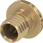 TECEflex blindstop standaard messing 14 mm