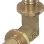 TECEflex knie 90° standaard messing 40 mm x 40 mm