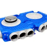 Vent-Axia Uniflexplus ventilatie hoofdverdeelbox 18x Ø69mm met tuit Tuit diameter Ø160mm