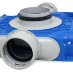 Vent-Axia Uniflexplus ventilatie subverdeelbox 4x Ø90mm met tuit Tuit diameter Ø180mm