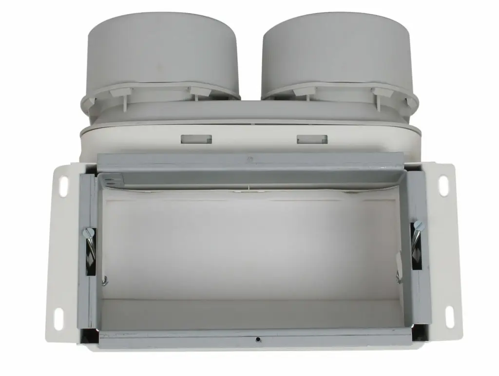 Vent-Axia Uniflexplus wandcollector bovenaansluiting 2x Ø90 mm
