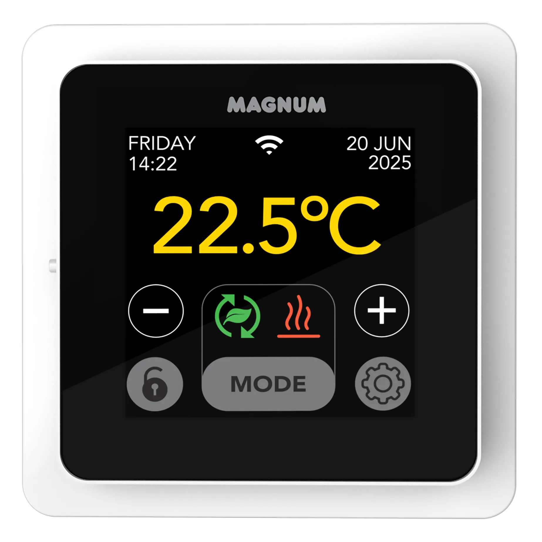 MAGNUM Mat Set 20m2 – 2500W + WiFi thermostaat zwart - Afbeelding 2