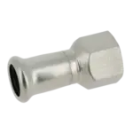 BONFIX M-press RVS-water schroefbus 3/4" bi.dr. x 15 mm