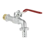 BONFIX Kogeltapkraan met slangaansluiting 3/4" vertind