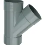 PVC Lijm T-Stuk 45° grijs 125 3M
