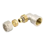 BONFIX Alu-knel kniekoppeling 3/4" binnendraad x 25 mm