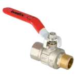 BONFIX Kogelkraan 3/8" bi.dr. x 3/8" bu.dr. + rode hendel